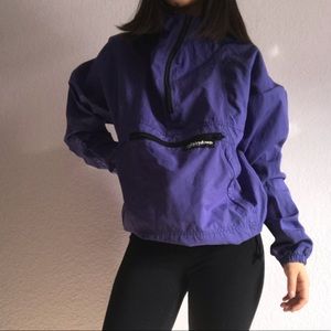 Vintage windbreaker quarter zip